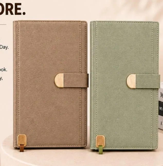 Executive Diary Notebook — Taupe & Sage