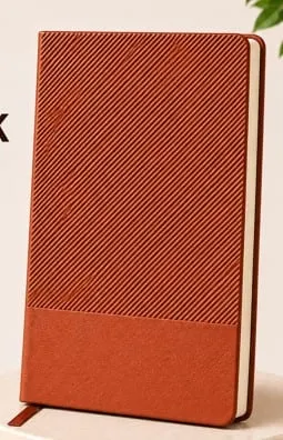 Pinstripe-Band Flexible Notebook