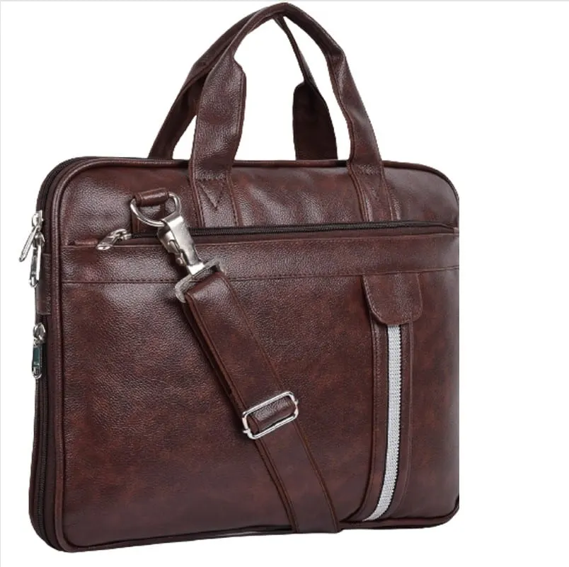 Executive PU Leather Laptop Briefcase