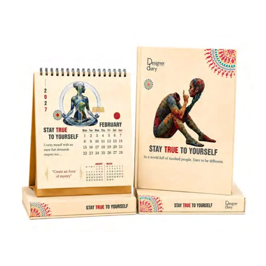 Stay True To Yourself Designer Diary Combo