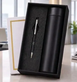 Vacuum Flask & Pen Gift Set