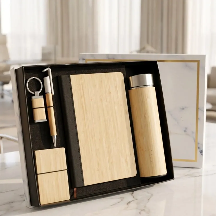 Bamboo Four-Piece Gift Set