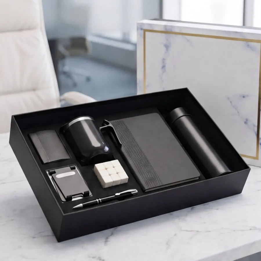 Five-Piece Executive Gift Set — Charcoal