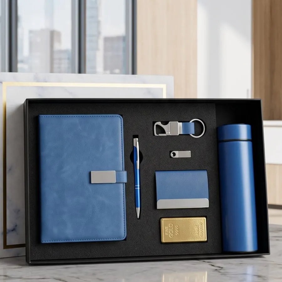 Premium Five-Piece Gift Set — Blue