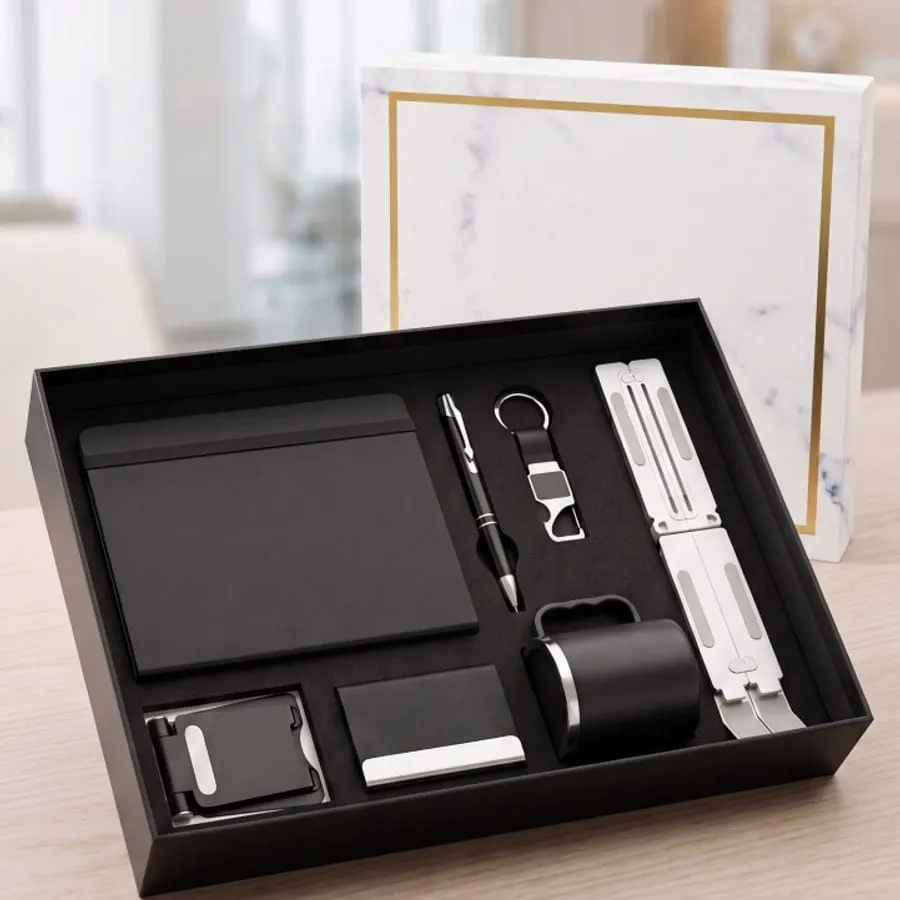 Executive Desk Gift Set — Black
