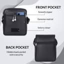 Black Leather Sling Bag