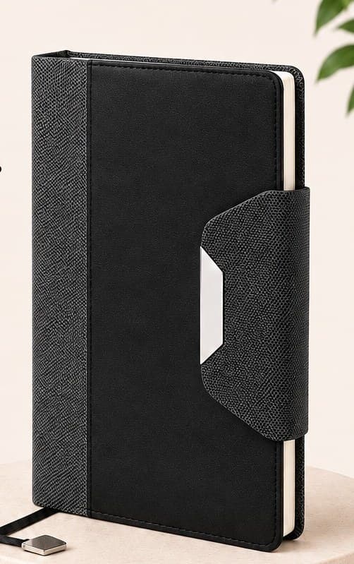 PaperPal Executive Diary Notebook — Black