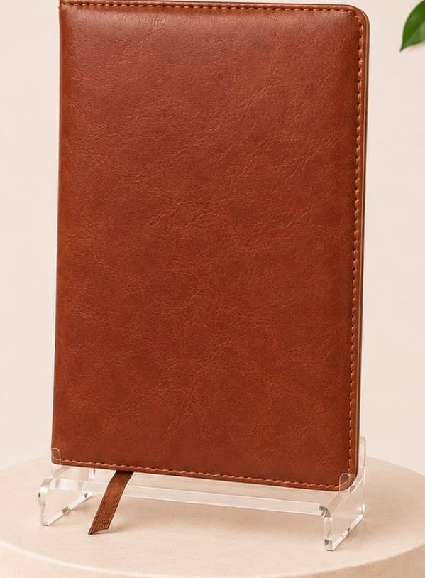 PaperPal Executive Diary Notebook — Brown