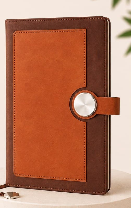 PaperPal Premium Diary Notebook — Tan