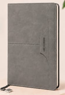 Executive Diary Notebook — Grey Pen-Loop (PP 1128)
