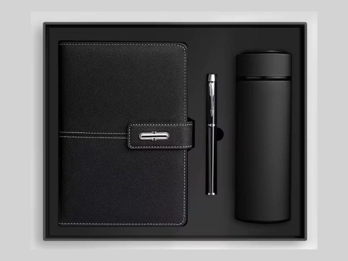 Pen + Bottle + Diary Combo Set