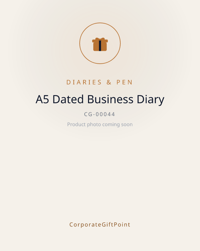 A5 Dated Business Diary