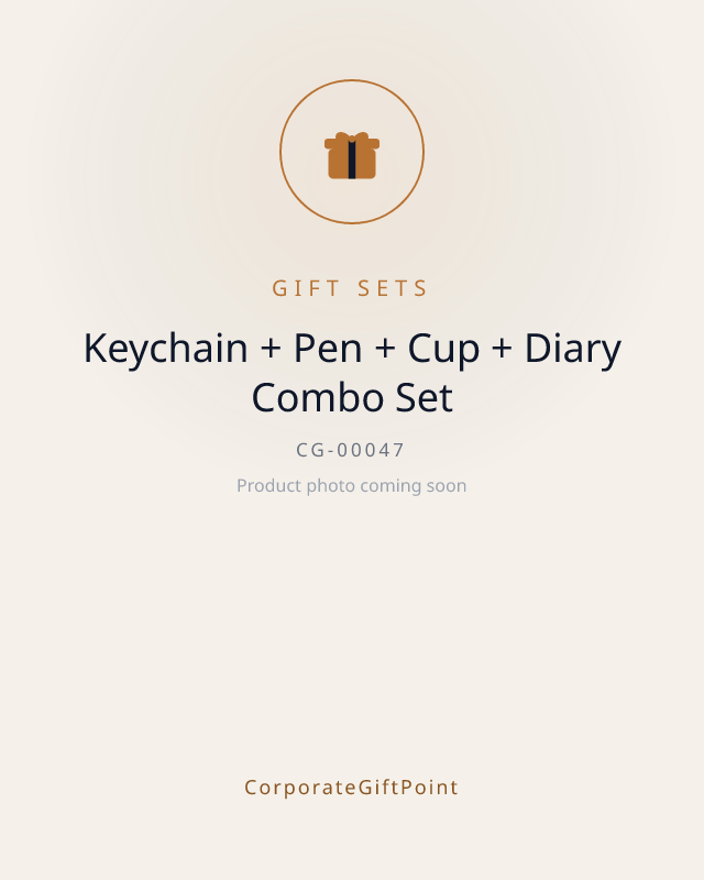 Keychain + Pen + Cup + Diary Combo Set