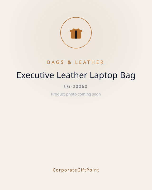Executive Leather Laptop Bag