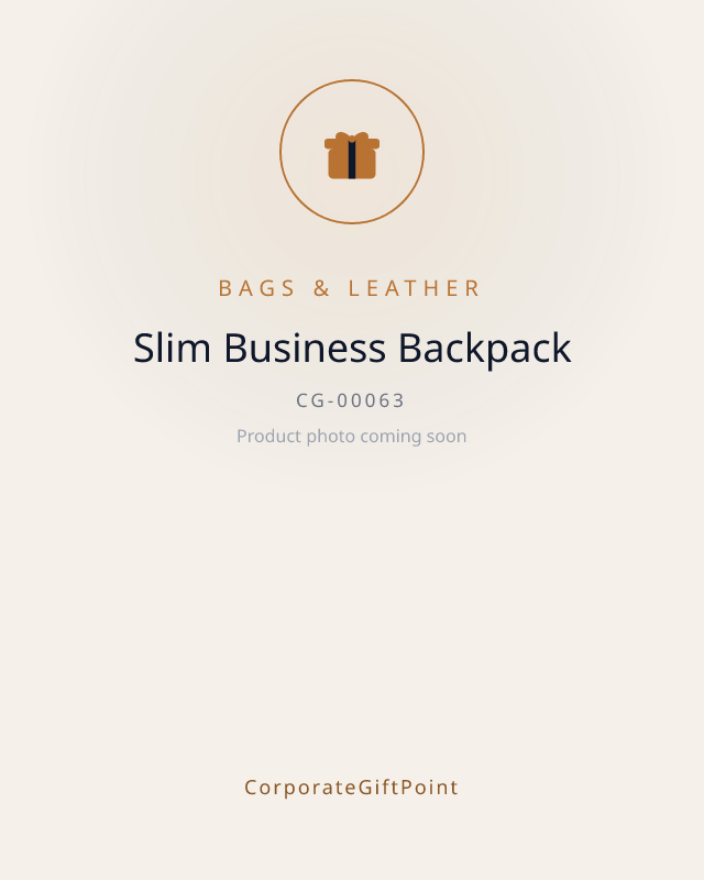 Slim Business Backpack