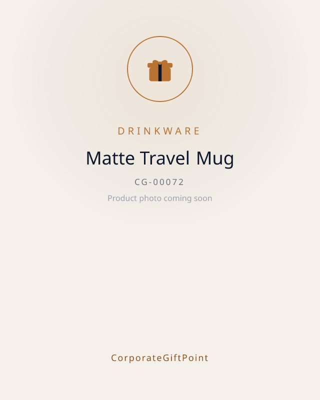 Matte Travel Mug