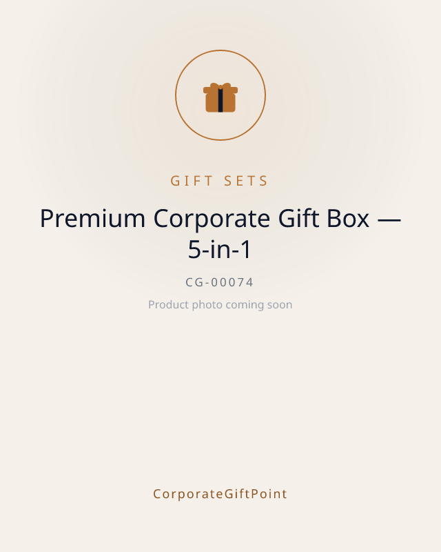 Premium Corporate Gift Box — 5-in-1
