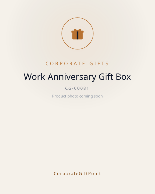Work Anniversary Gift Box
