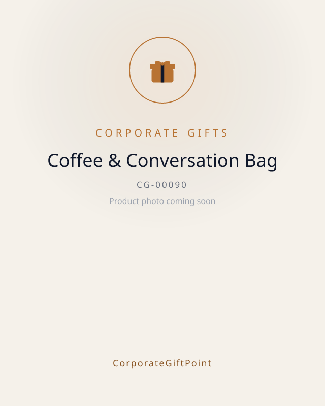 Coffee & Conversation Bag