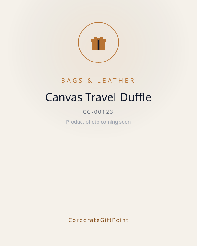 Canvas Travel Duffle