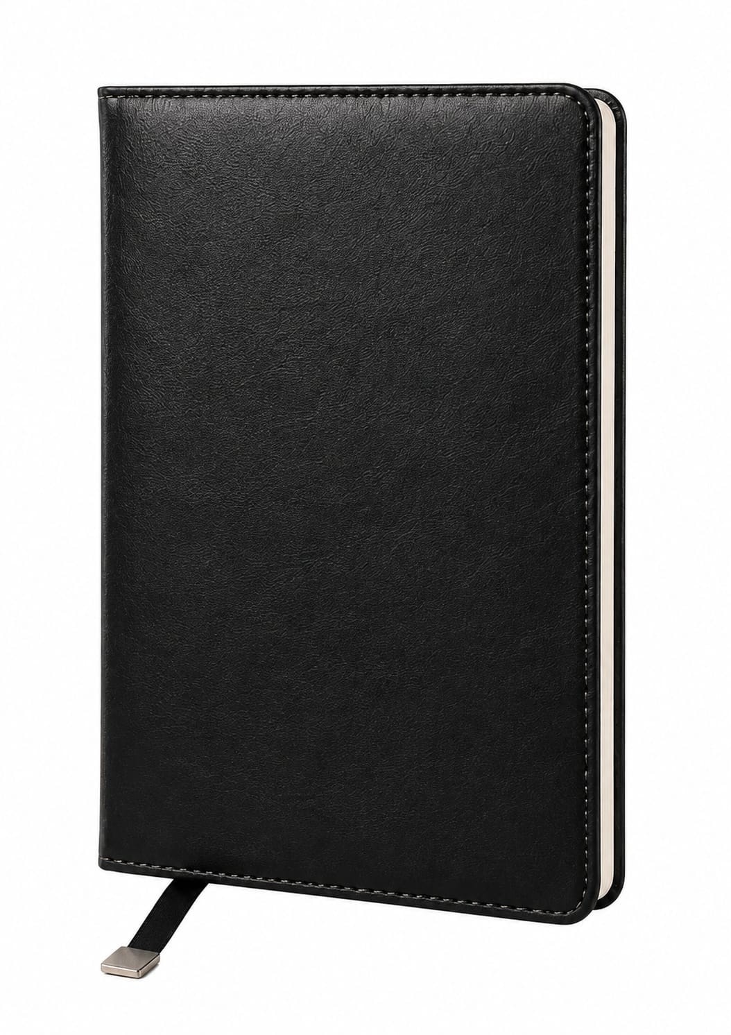 Premium Ribbon Notebook — Classic Black