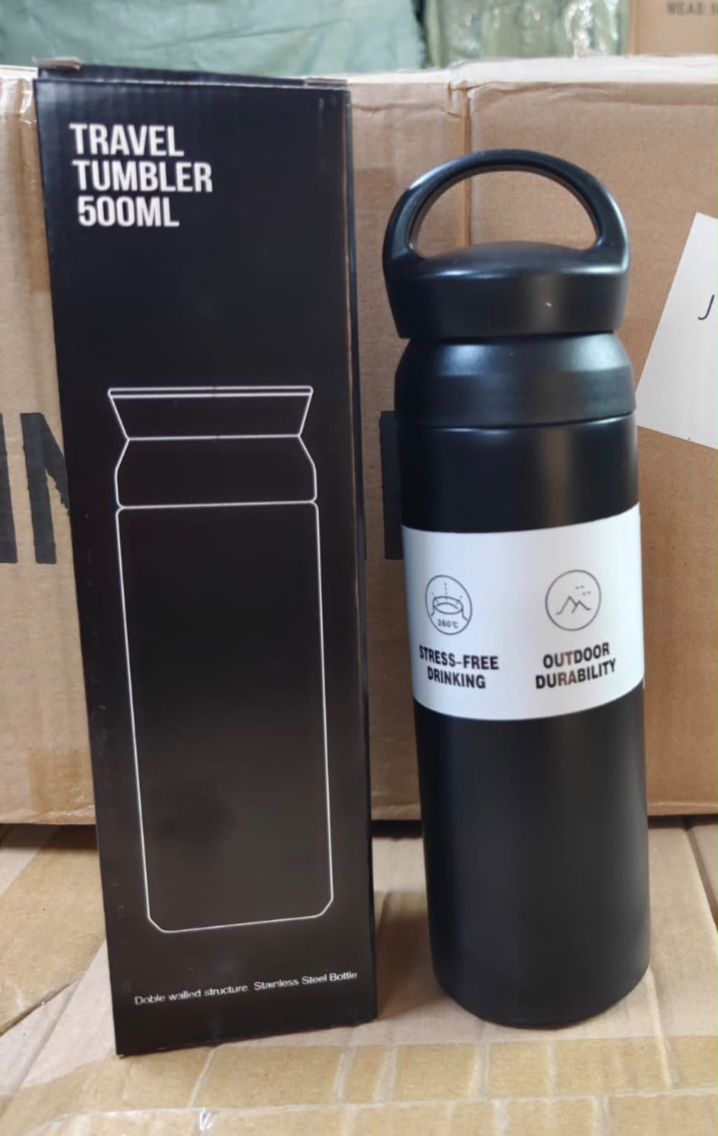 Insulated Travel Tumbler — 500ml