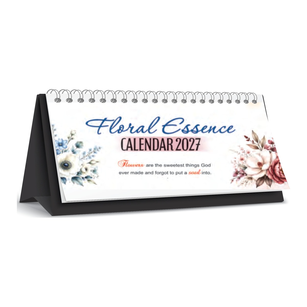 Mini Long Table Calendar — Floral Essence