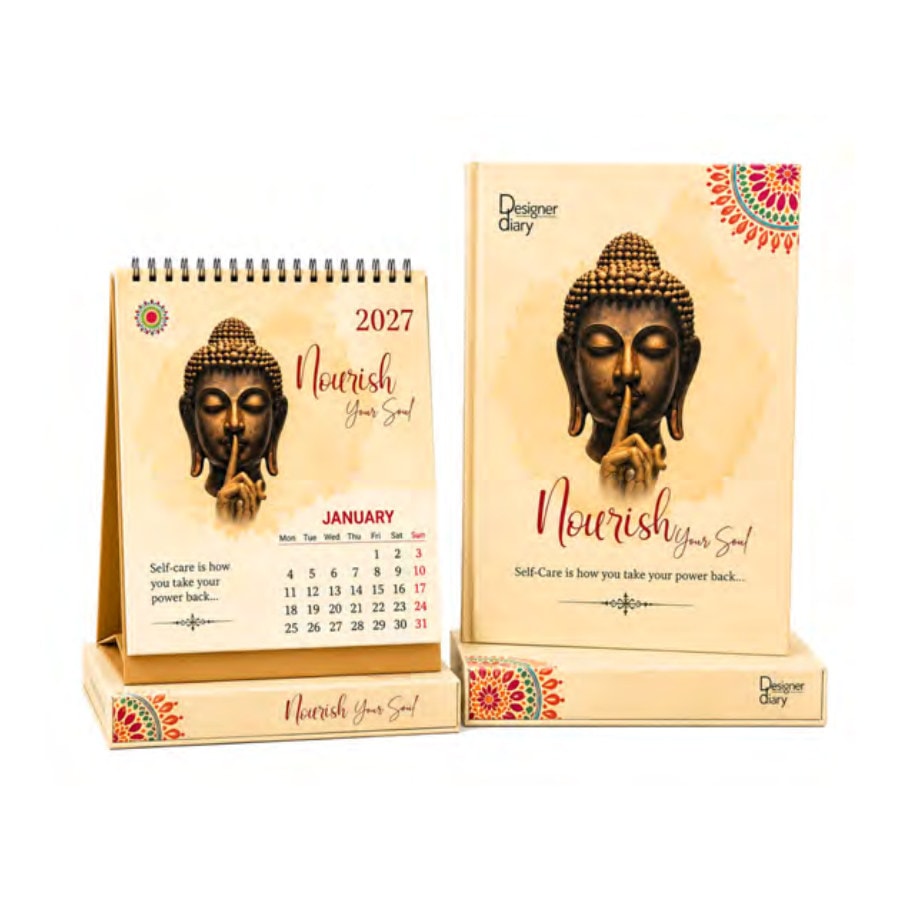 Nourish Your Soul Designer Diary Combo