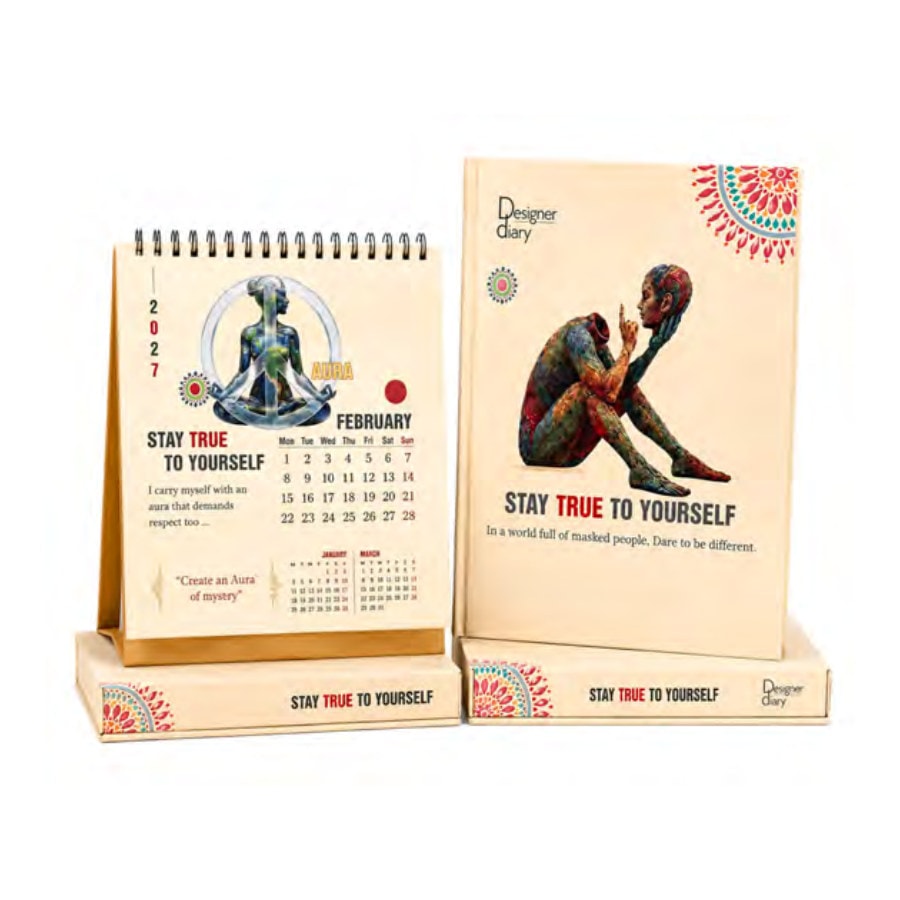 Stay True To Yourself Designer Diary Combo