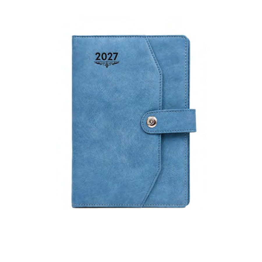 Envelope-Flap Planner Diary — Blue