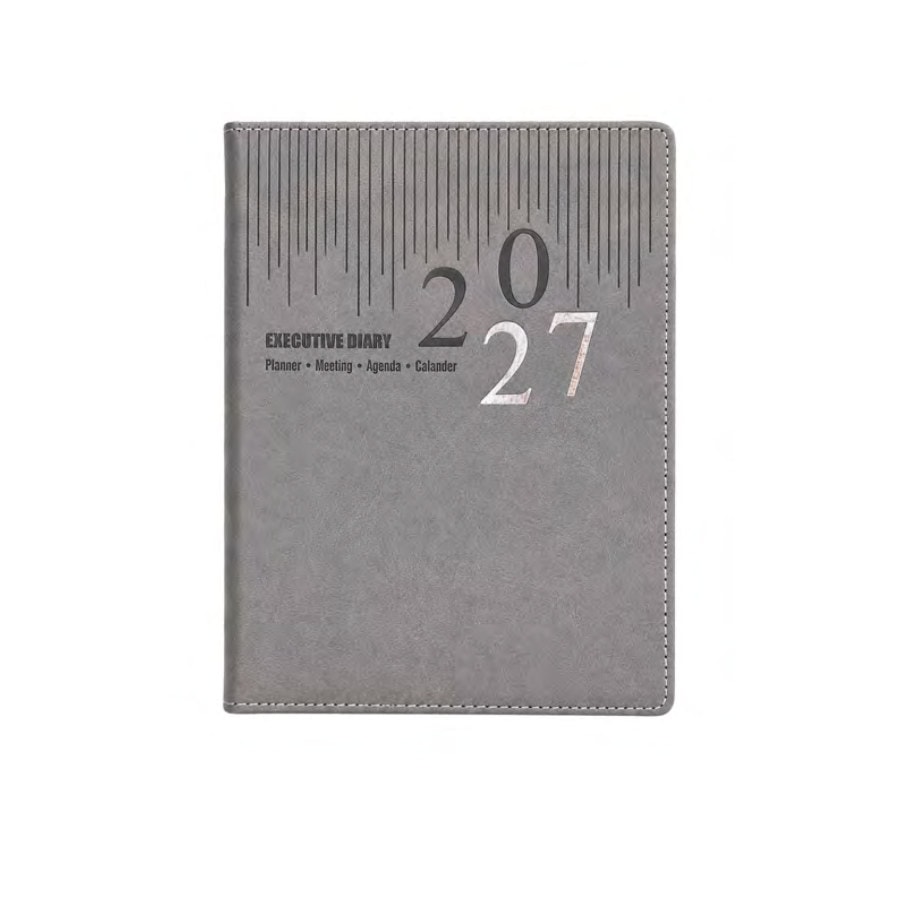 2027 Executive Agenda Diary — Grey