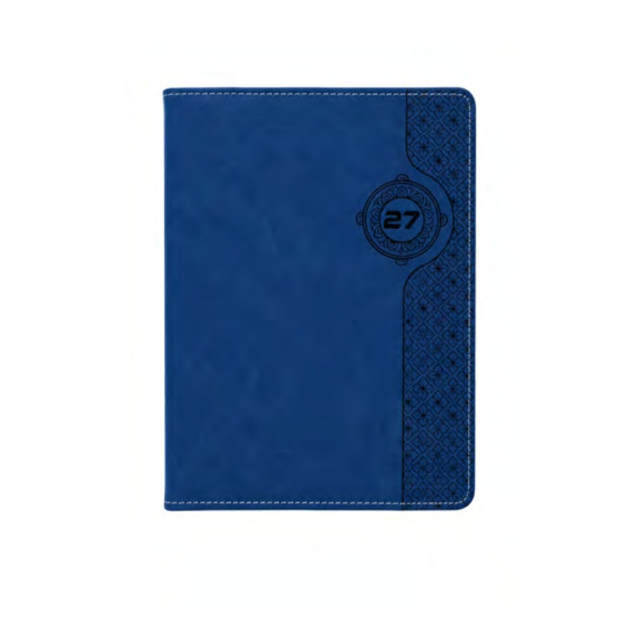Embossed Roundel Planner Diary — Blue
