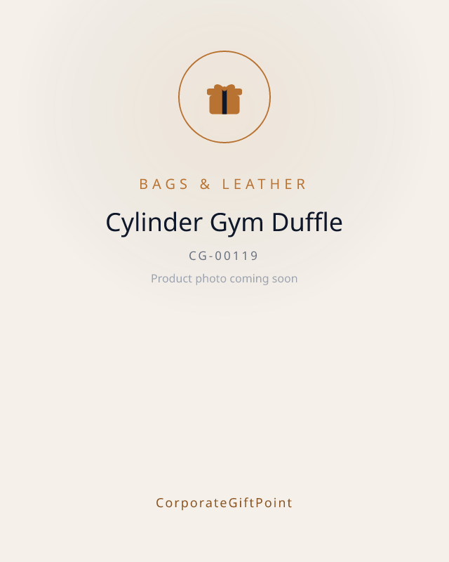 Cylinder Gym Duffle