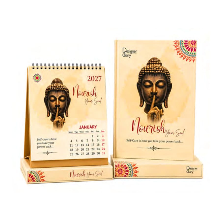 Nourish Your Soul Designer Diary Combo