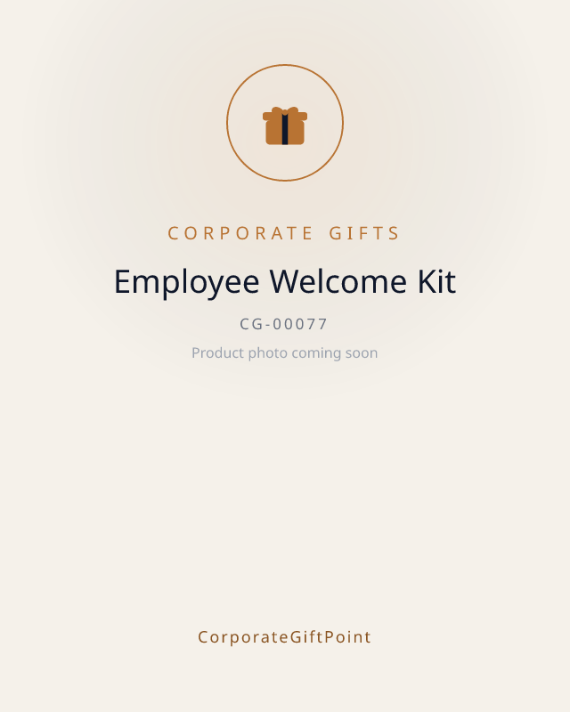 Employee welcome kits